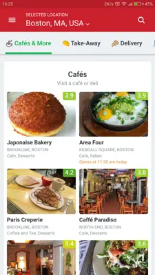 Zomato android App screenshot 9