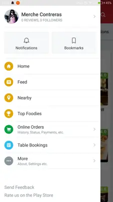 Zomato android App screenshot 4