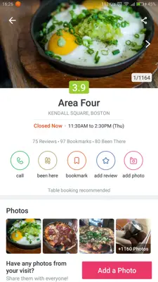 Zomato android App screenshot 8